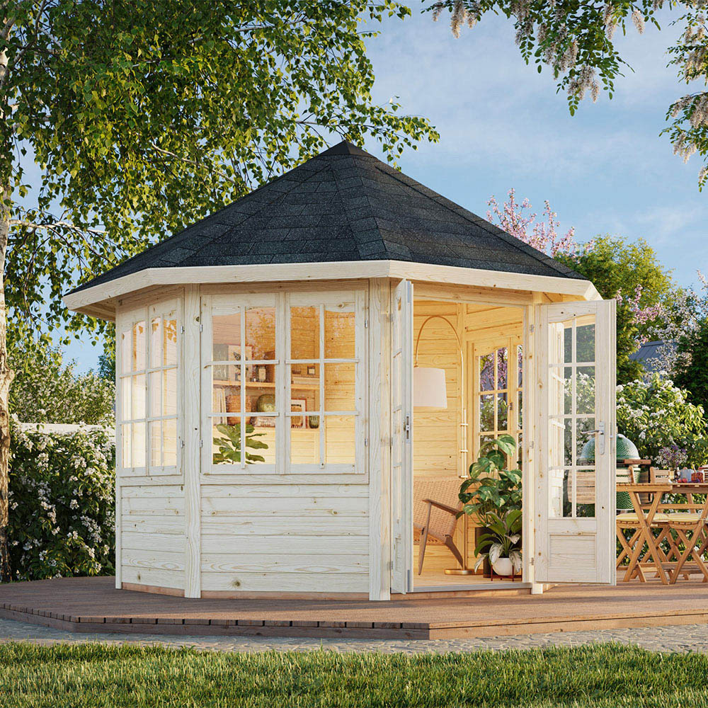 Palmako Veronica 9.5 x 9.5ft Apex Summerhouse Image 2