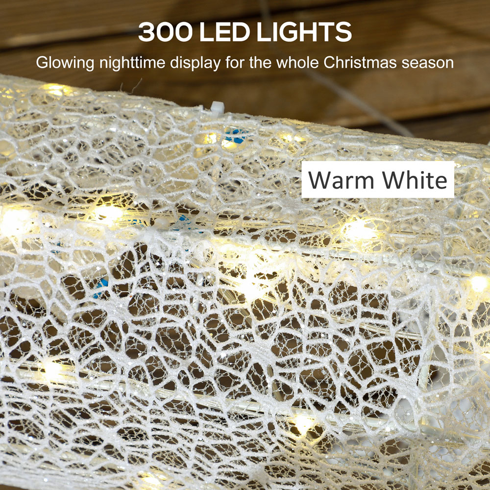 Everglow Light Up Reindeer Family Christmas Decoration 3 Piece Image 4