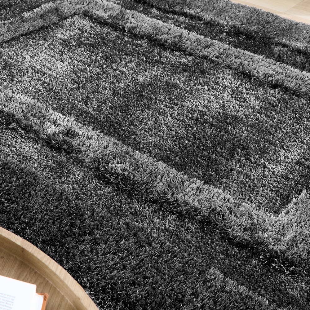 Origins Frame Charcoal Rug 160 x 230cm Image 5