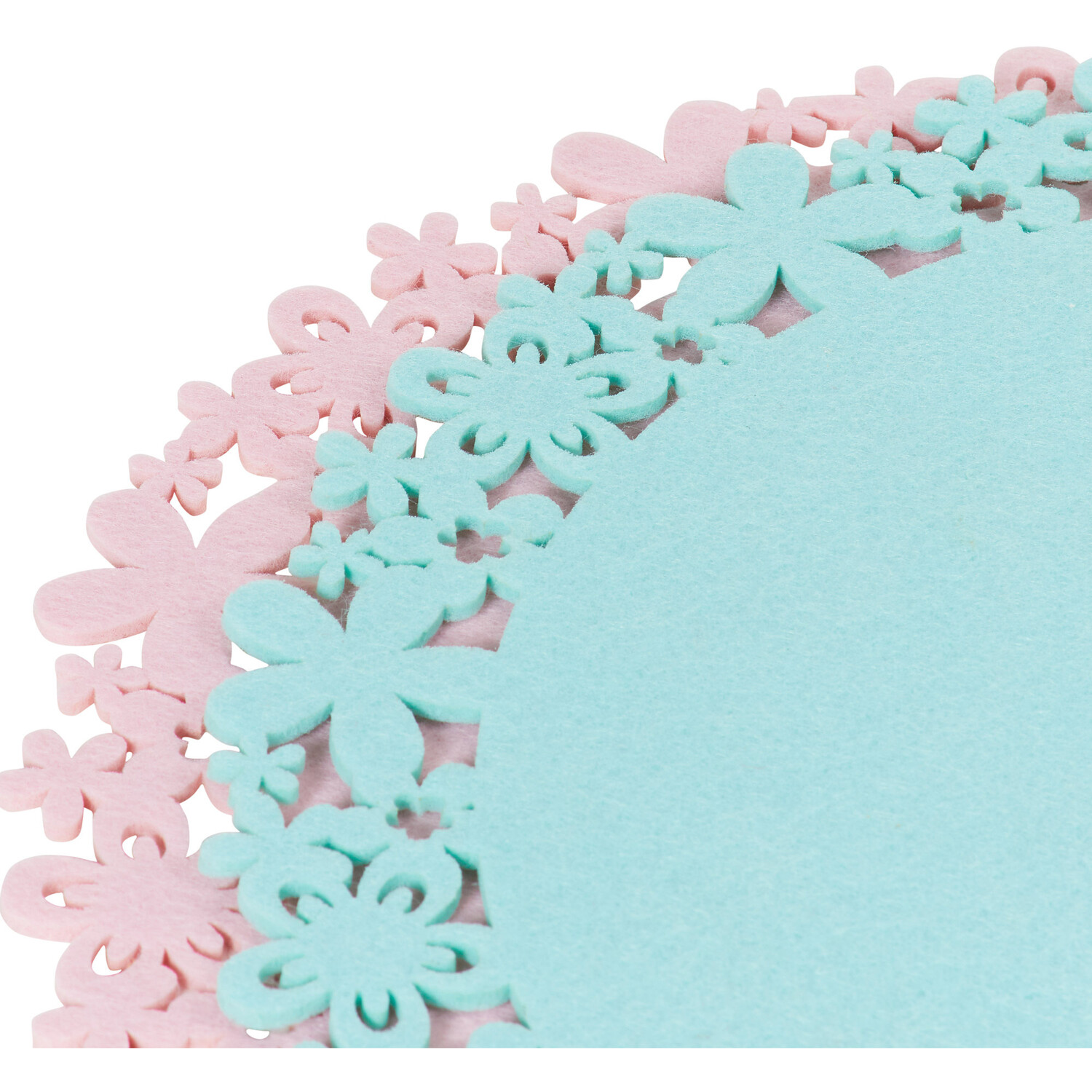 Pack of 2 Floral Felt Placemats Image 6