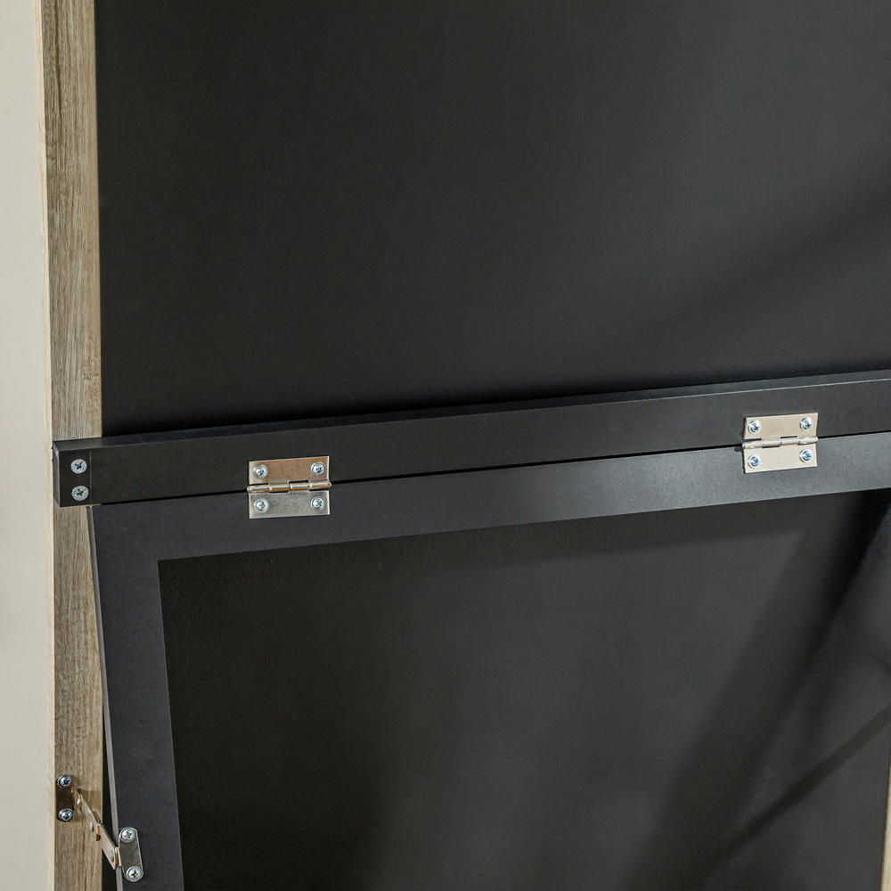 Portland Oak MDF Frame Full Length Mirror 163 x 53cm Image 5