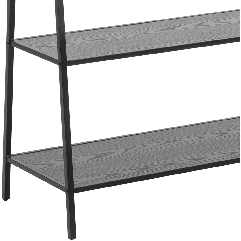 Florence Seaford 2 Shelf Black Clothes Rack Image 6