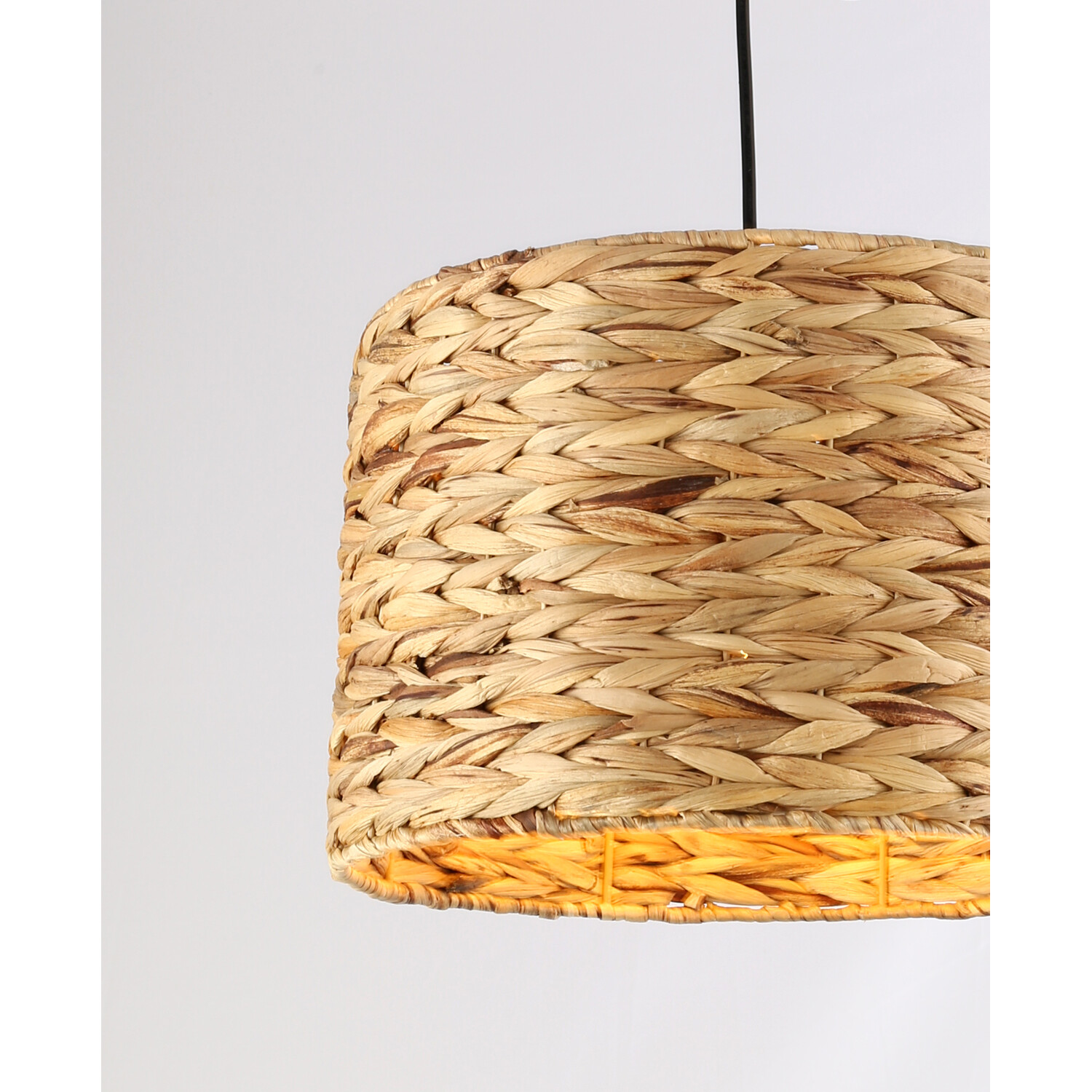 Natural Effect Weave Pendant Natural Image 4