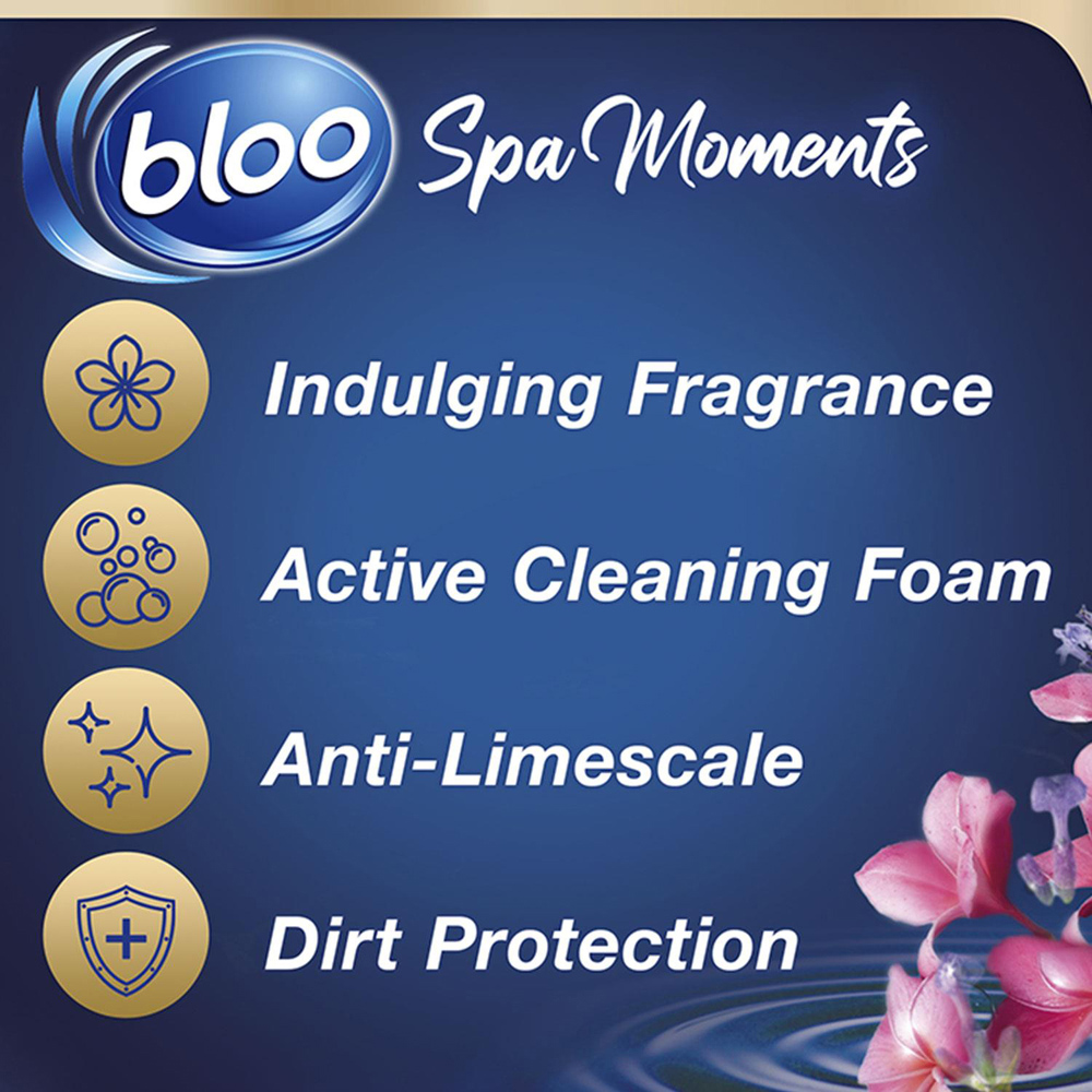Bloo Spa Moments Harmony Essential Oil Toilet Rim Block 6 Pack Image 6
