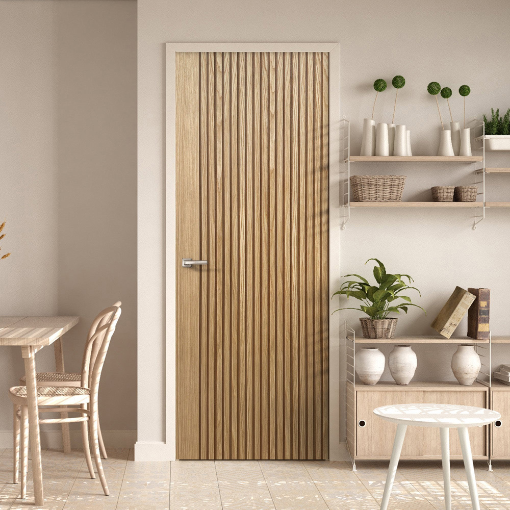 Miami Oak Veneer Fully Finished Solid Internal Door 2040 x 726 x 40mm Image 2