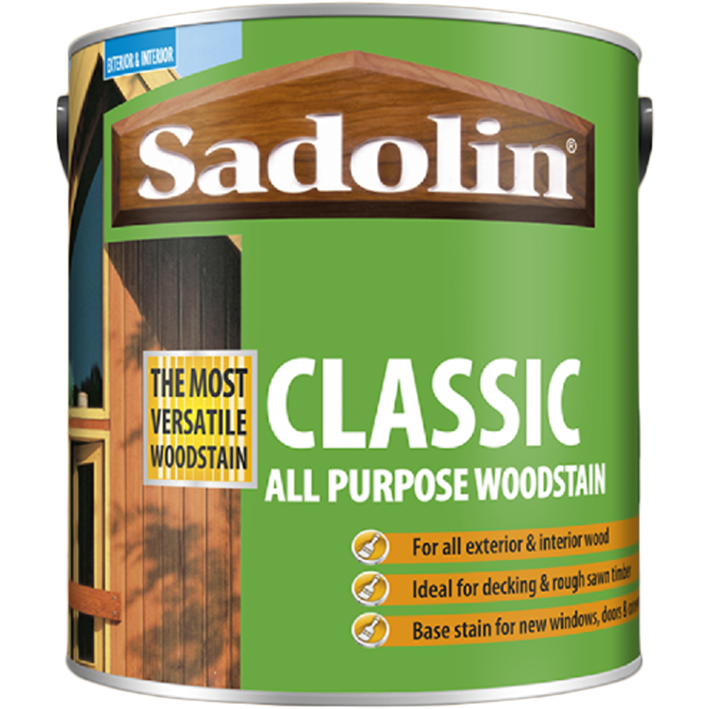 Sadolin Classic Light Oak All Purpose Matt Finish Woodstain 2.5L Image 2