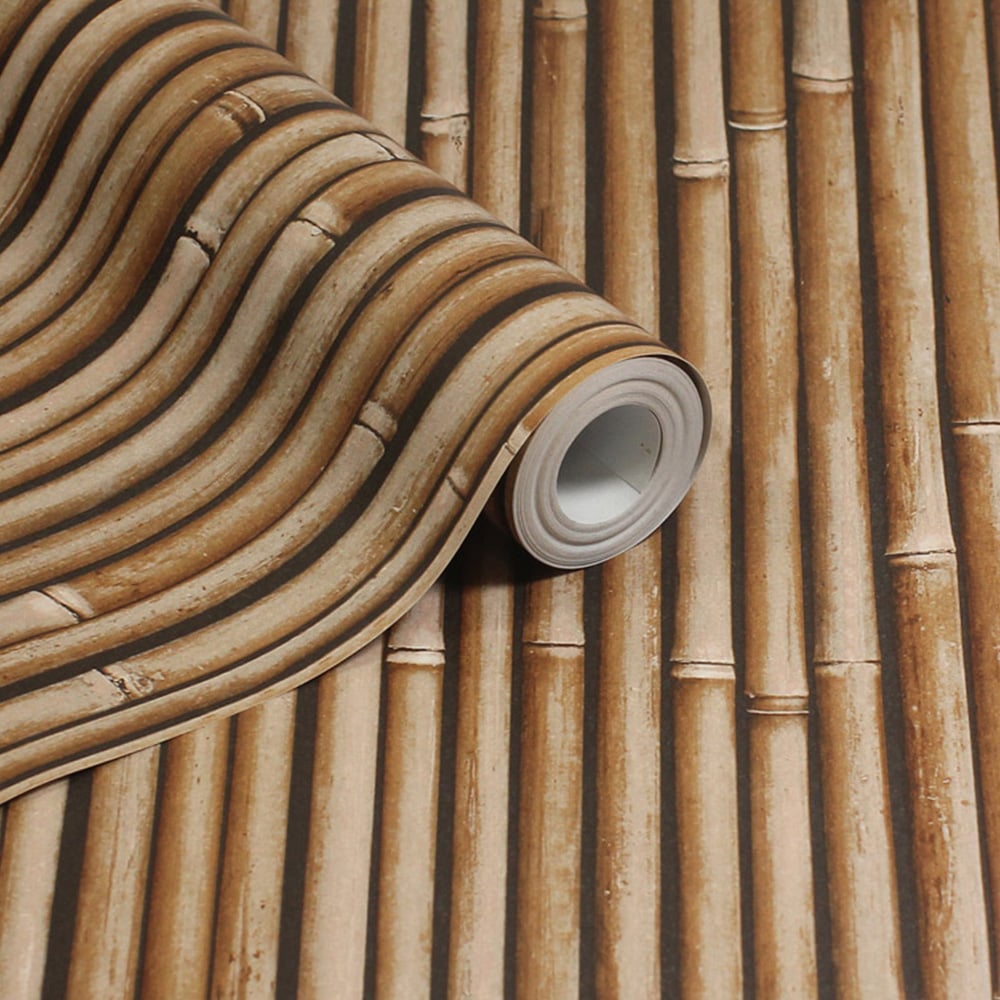 Arthouse Bamboo Wall Natural Wallpaper Image 2