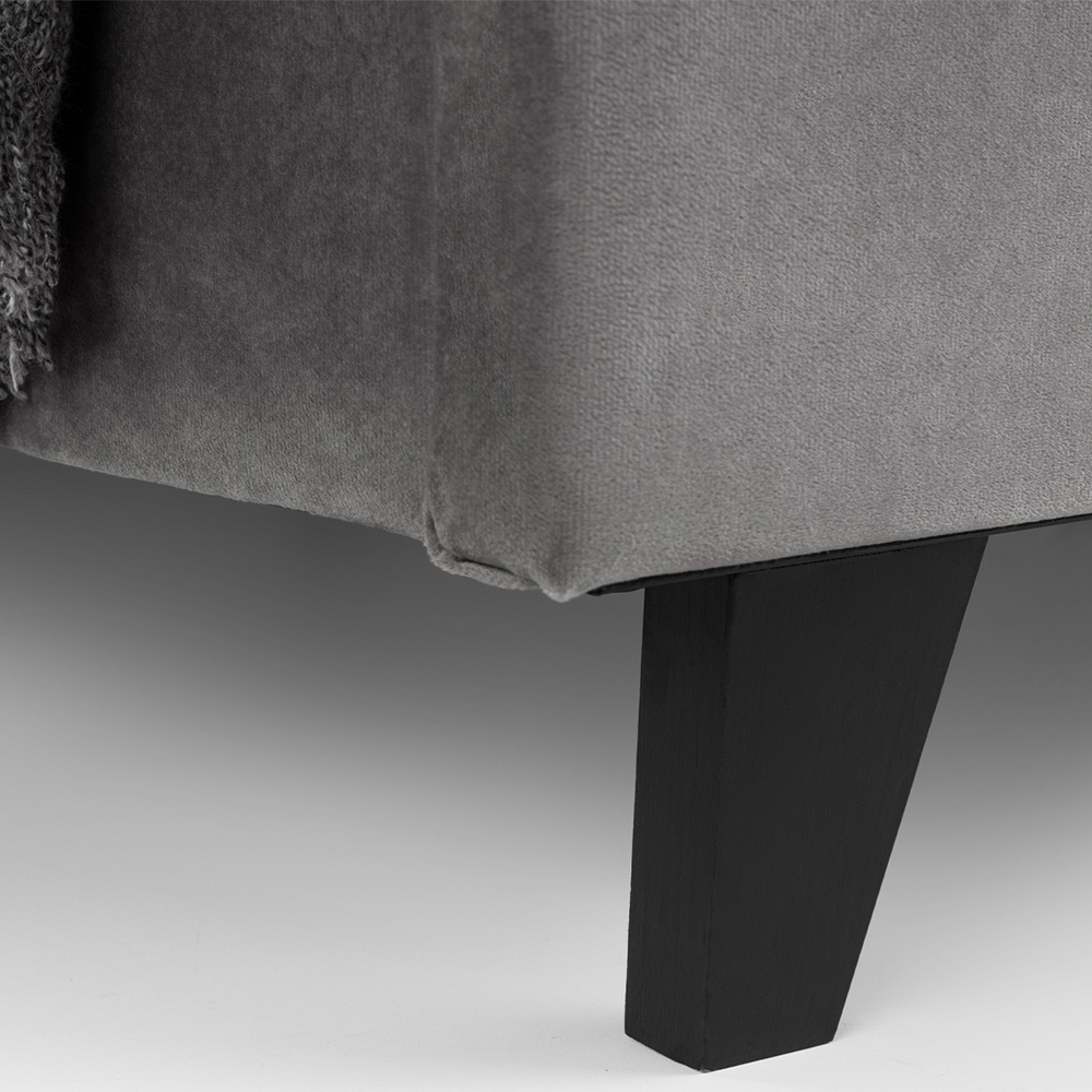Julian Bowen Shoreditch King Size Slate Grey High Headboard Bed Image 7