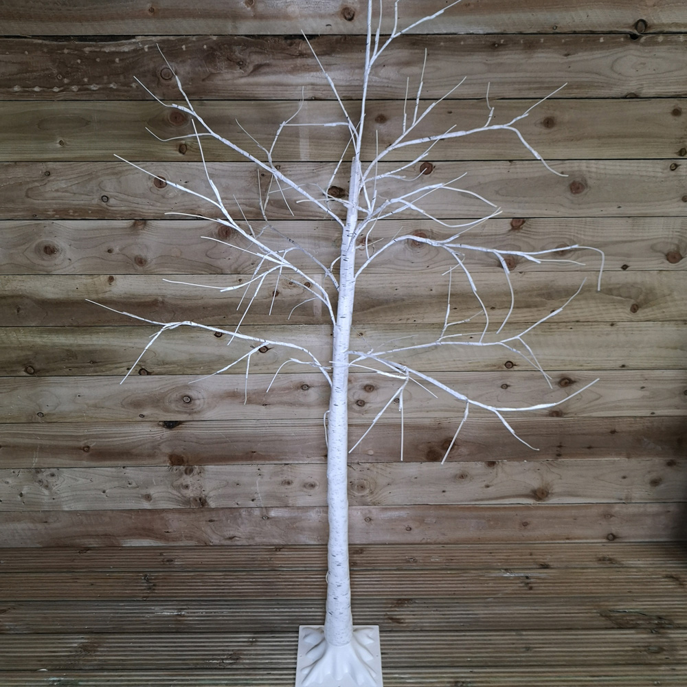 Samuel Alexander Warm White LED Indoor Outdoor Christmas Birch Tree 6ft Image 6