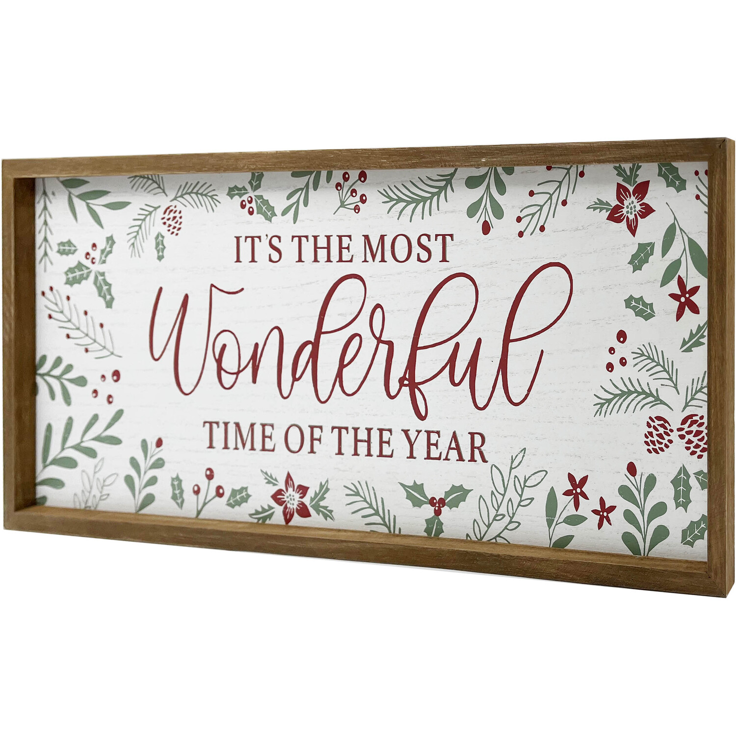 Wonderful Time Festive Framed Sign Image 2