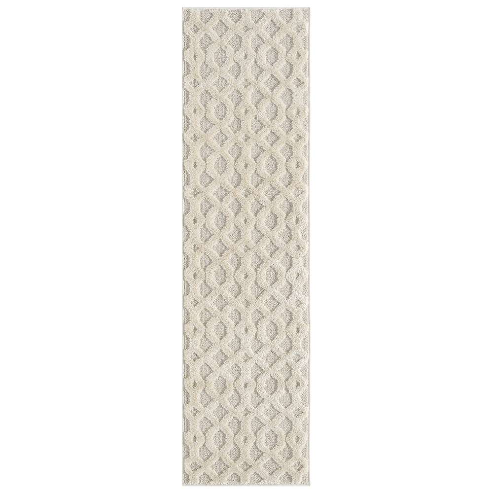 Desire Rugs Isabella Cream Embossed Imperial Trellis Rug 200 x 290cm Image 6