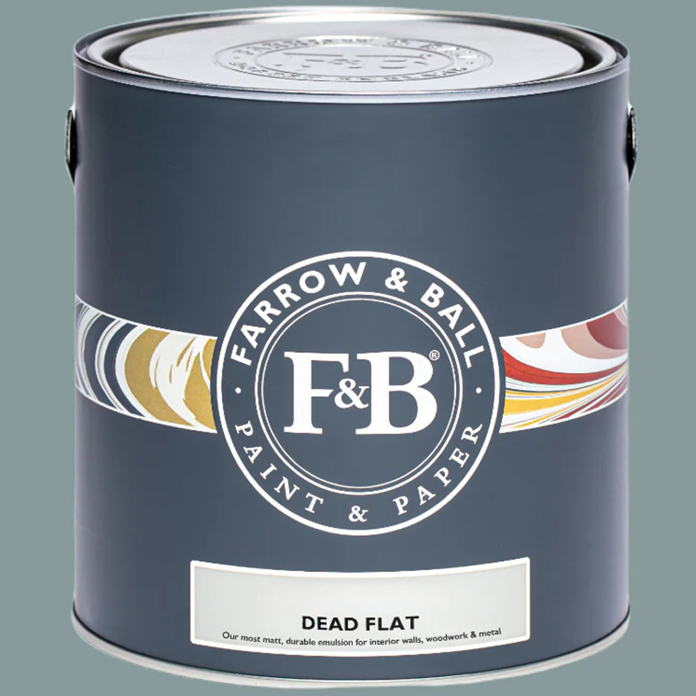Farrow & Ball Dead Flat Oval Room Blue Matt Paint 2.5L Image 2