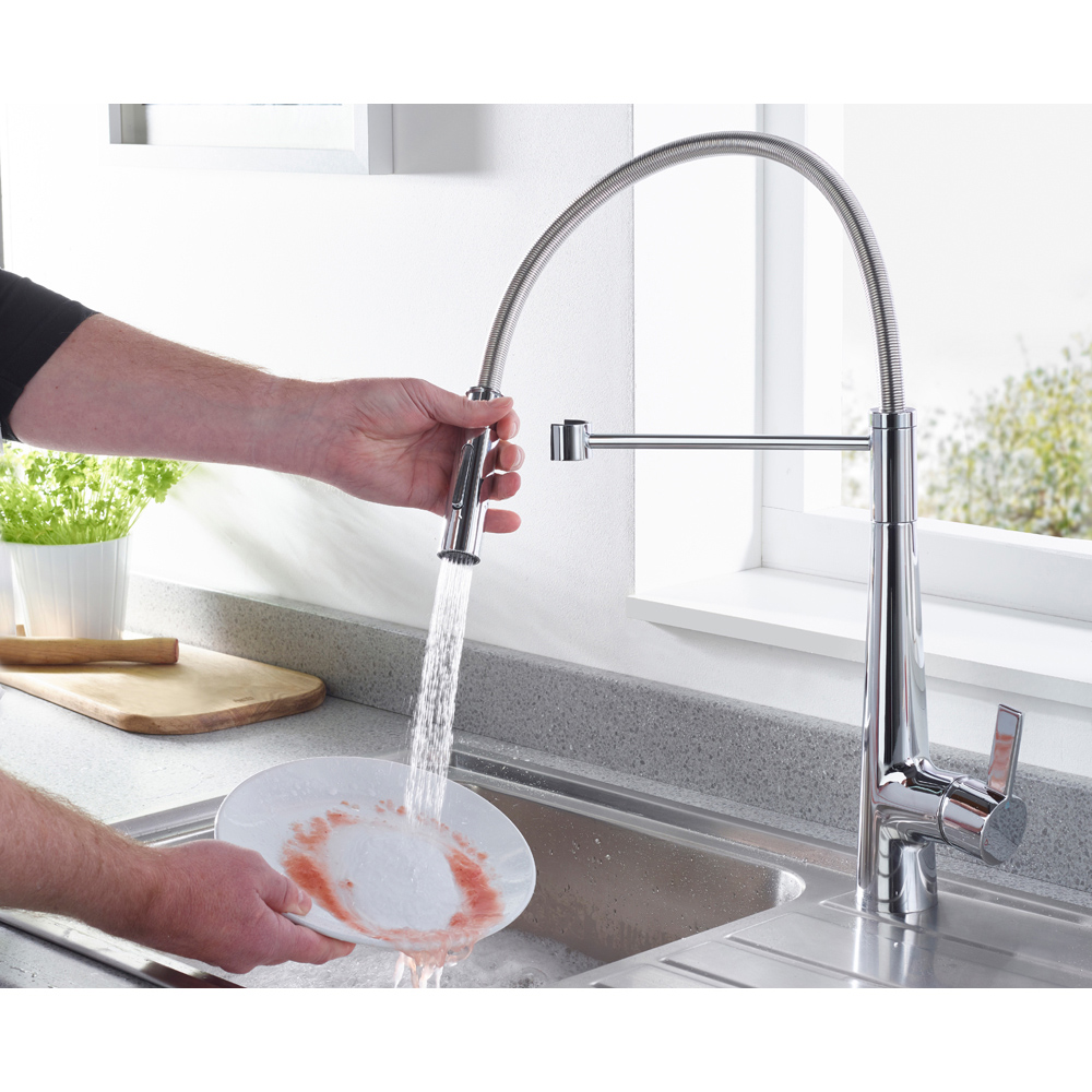 Bristan Sabre Chrome Professional Kitchen Mono Sink Mixer Tap Image 7