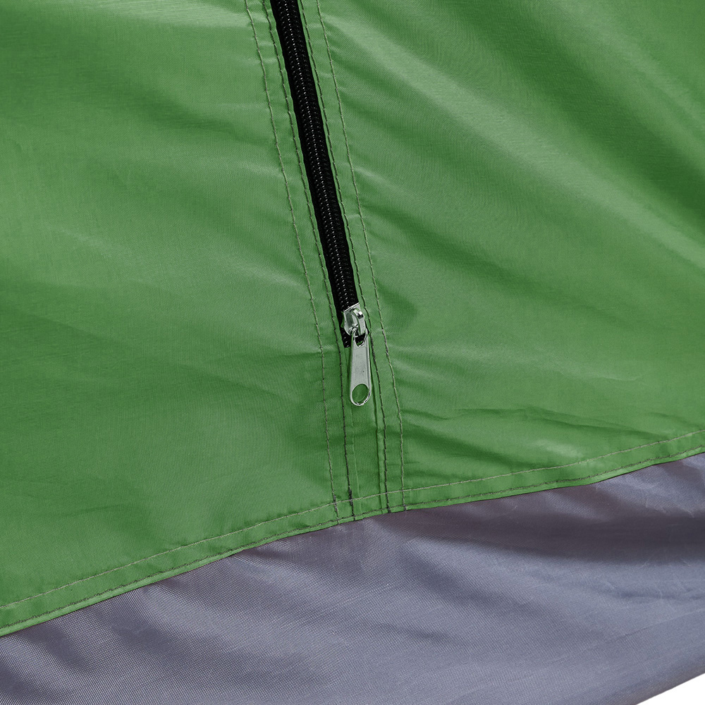 Living and Home 2 Person Camping Tent with Detachable Top Cover Green Image 2
