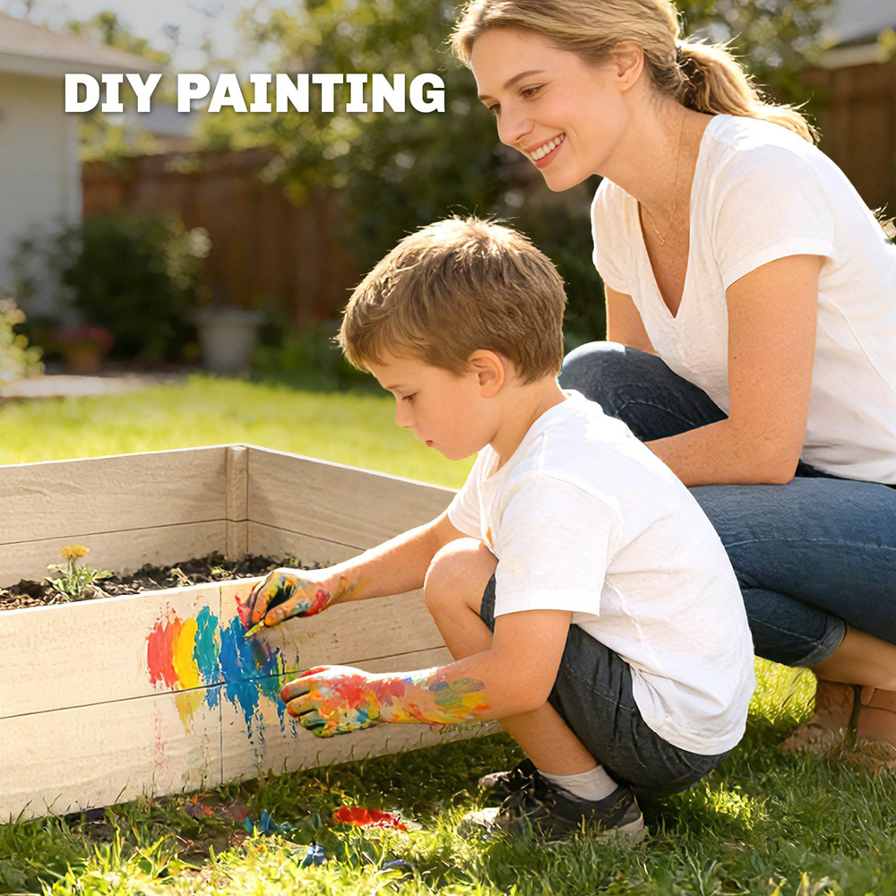 Outsunny 620L Wooden Raised Garden Bed Image 7