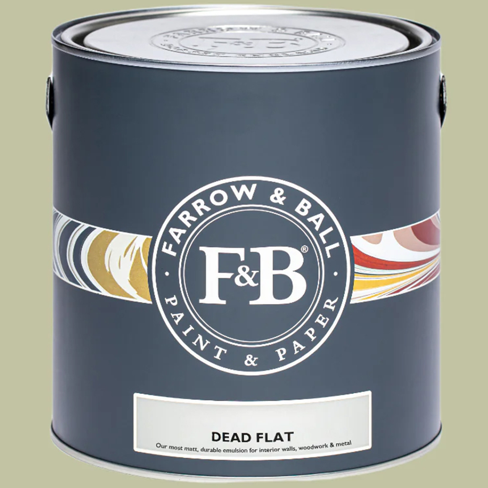 Farrow & Ball Dead Flat Cooking Apple Green Matt Paint 2.5L Image 2