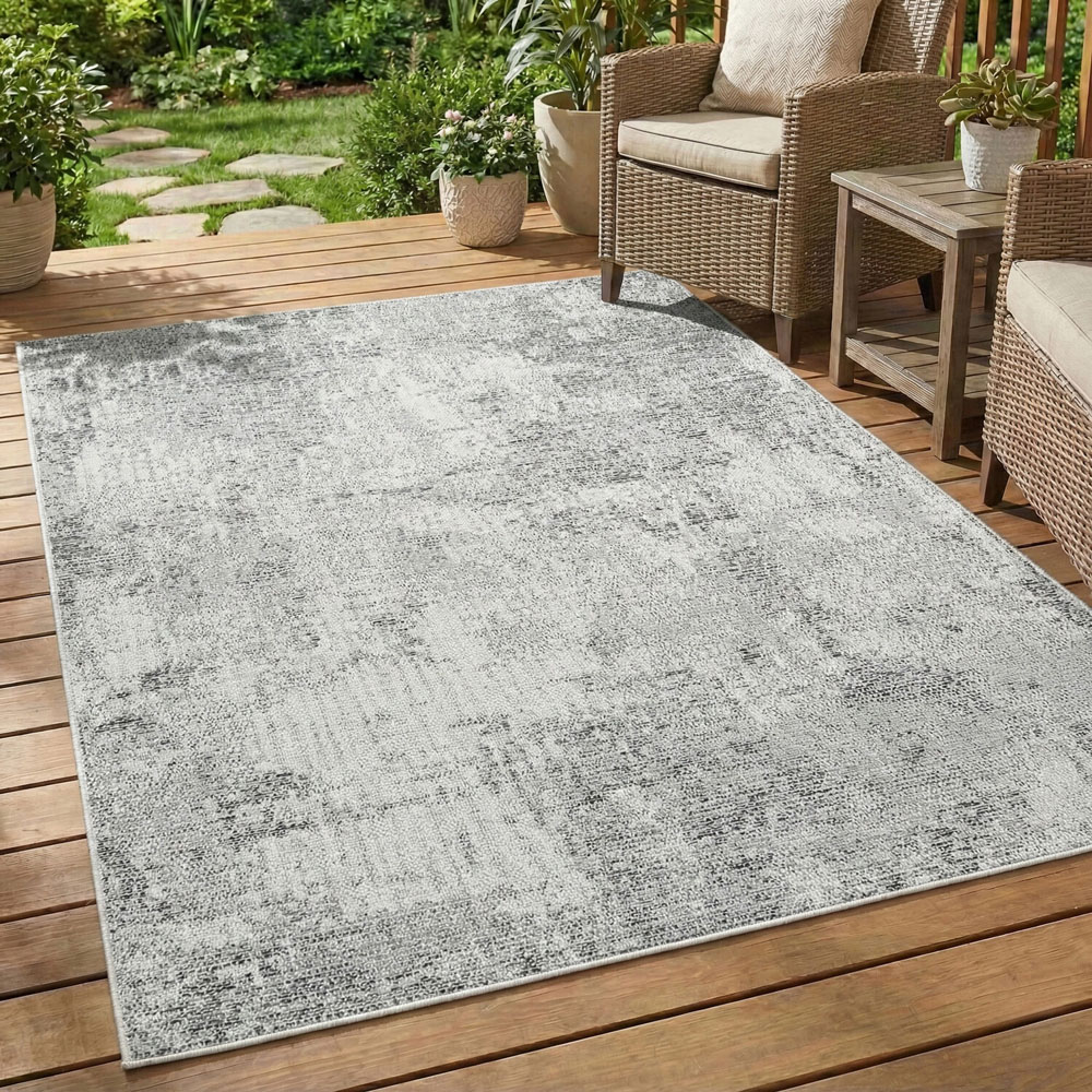 Chelsea Woven Rug Grey 160cm Image 2
