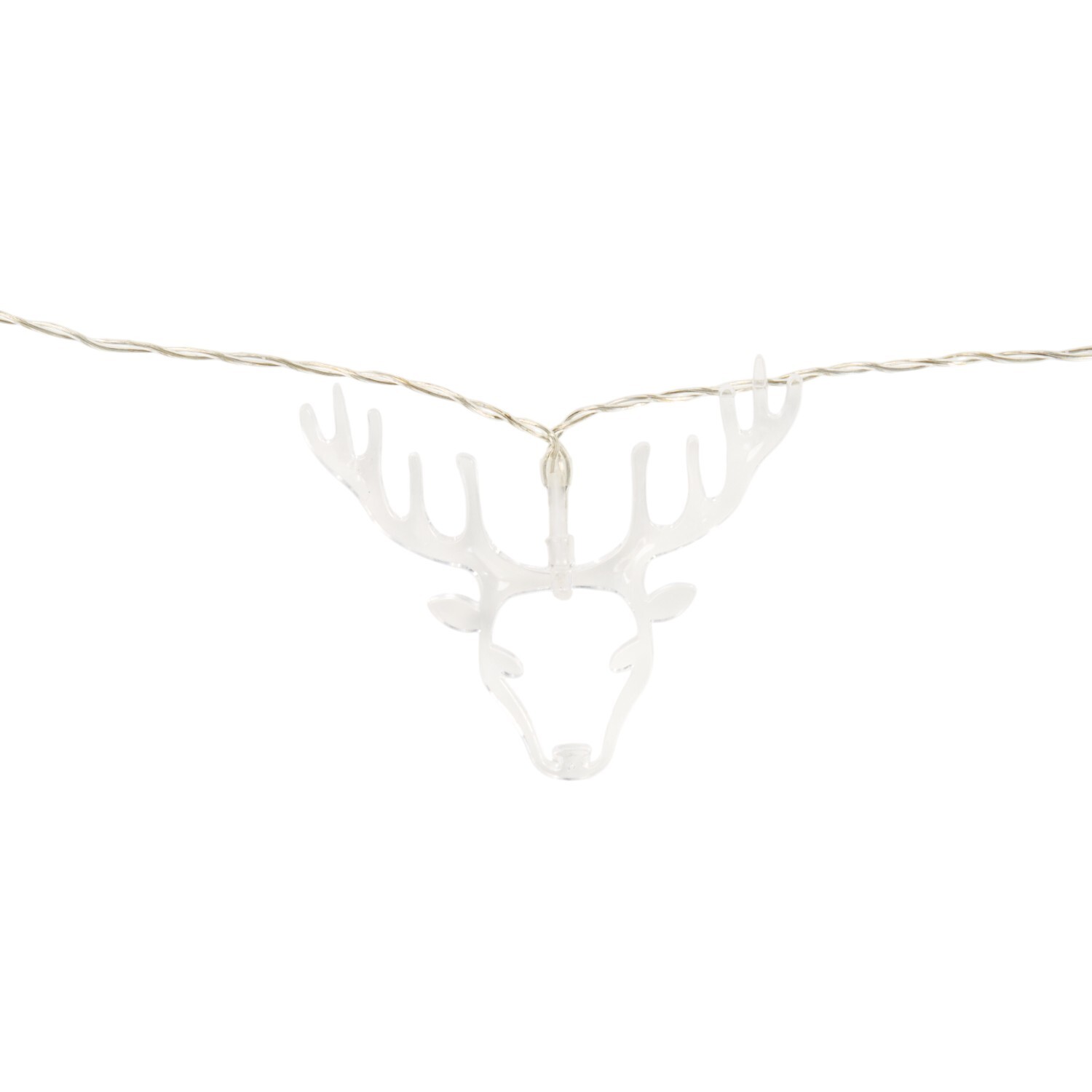 30 LED Stag Head String Light Warm White Image 6