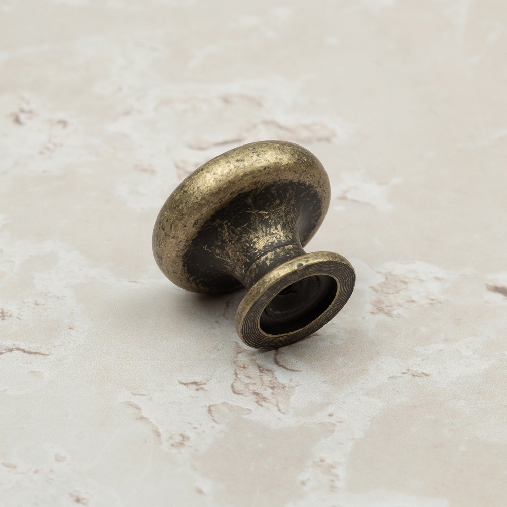 Handle & Home Antique Brass Shaker Knob 35mm Image 3