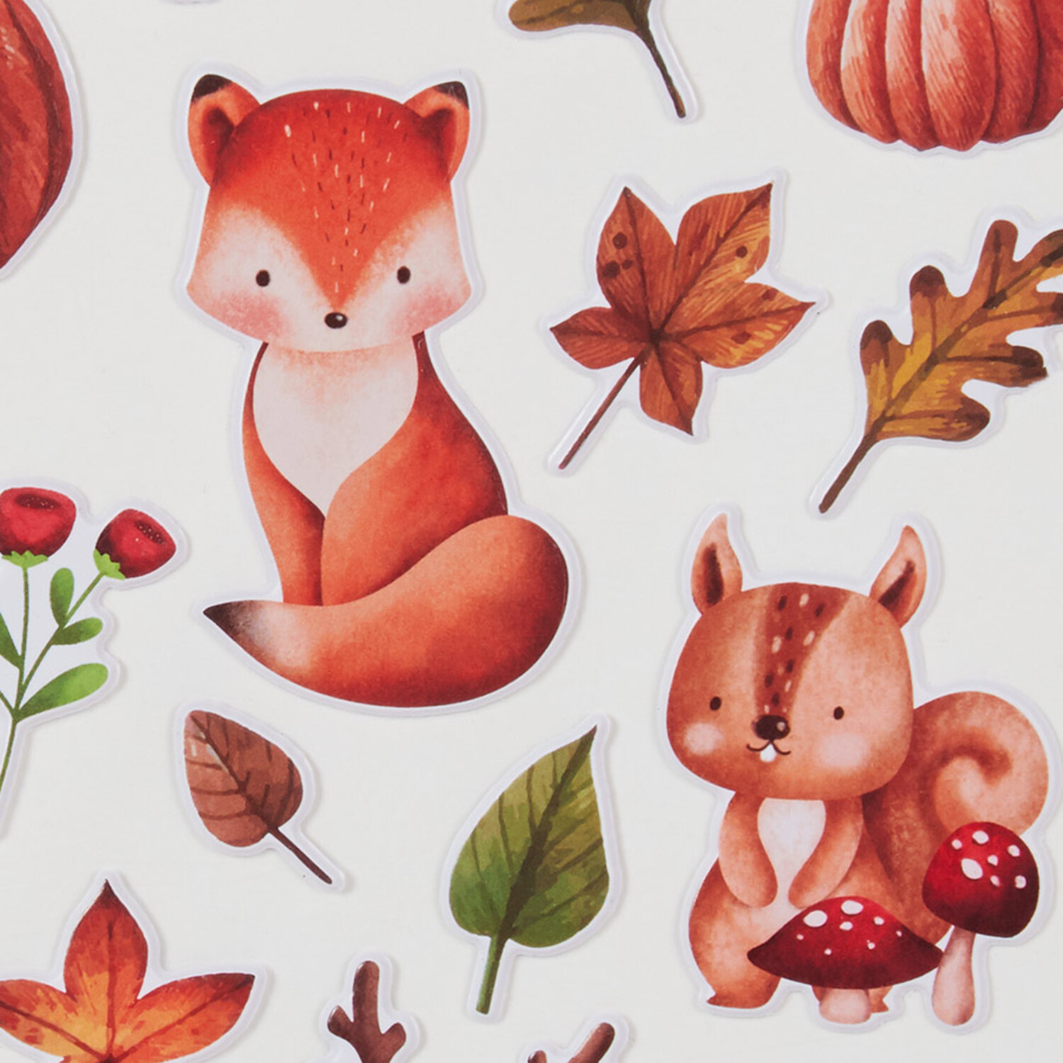 Autumn Woodland Animal Stickers Image 4