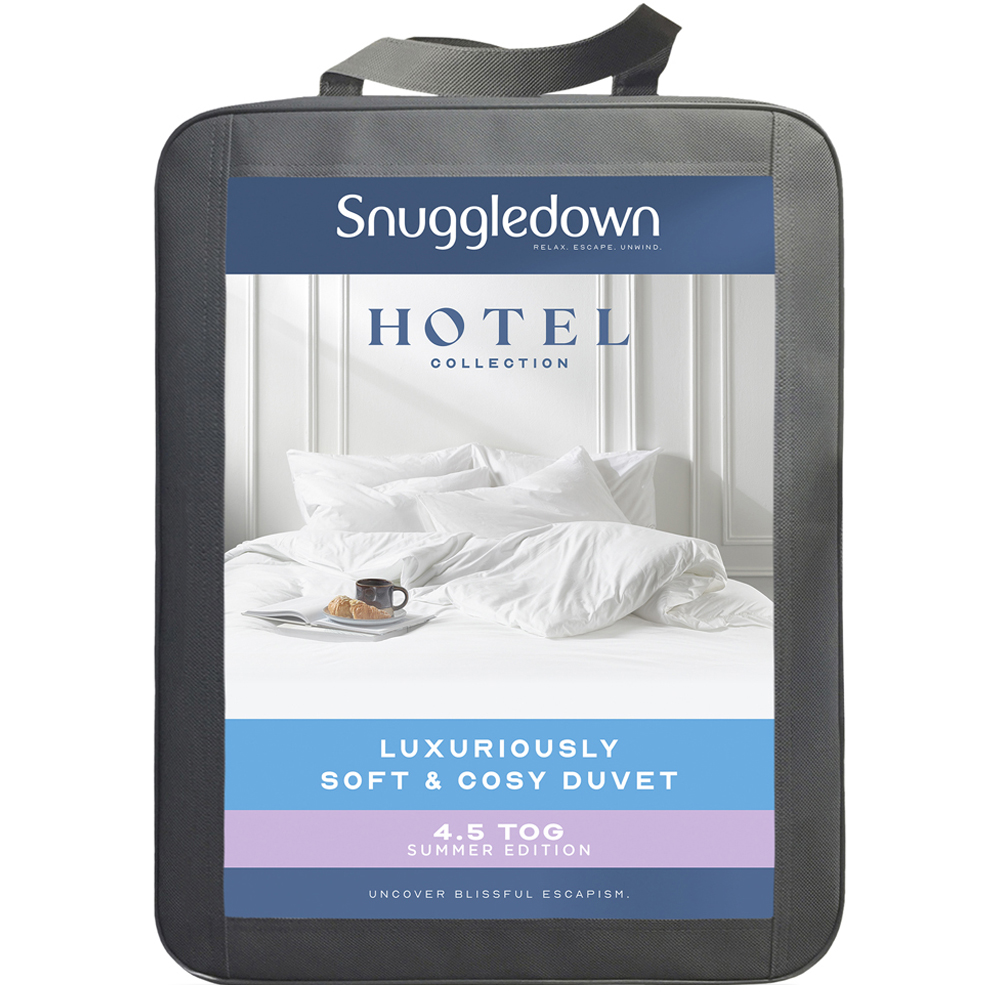 Snuggledown Double White Luxurious Hotel Duvet 4.5 Tog Image 1
