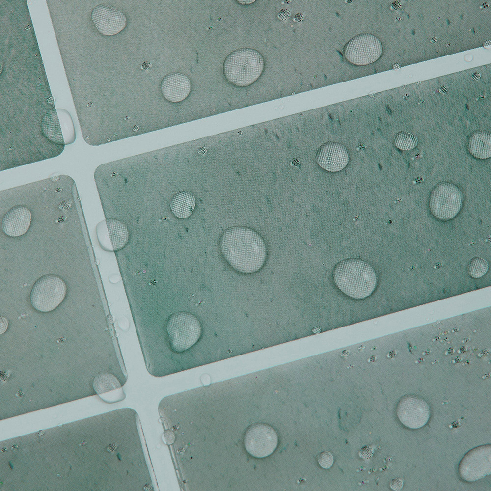 Living and Home Light Green Rectangle Self Adhesive Wall Sticker 10 Pack Image 6