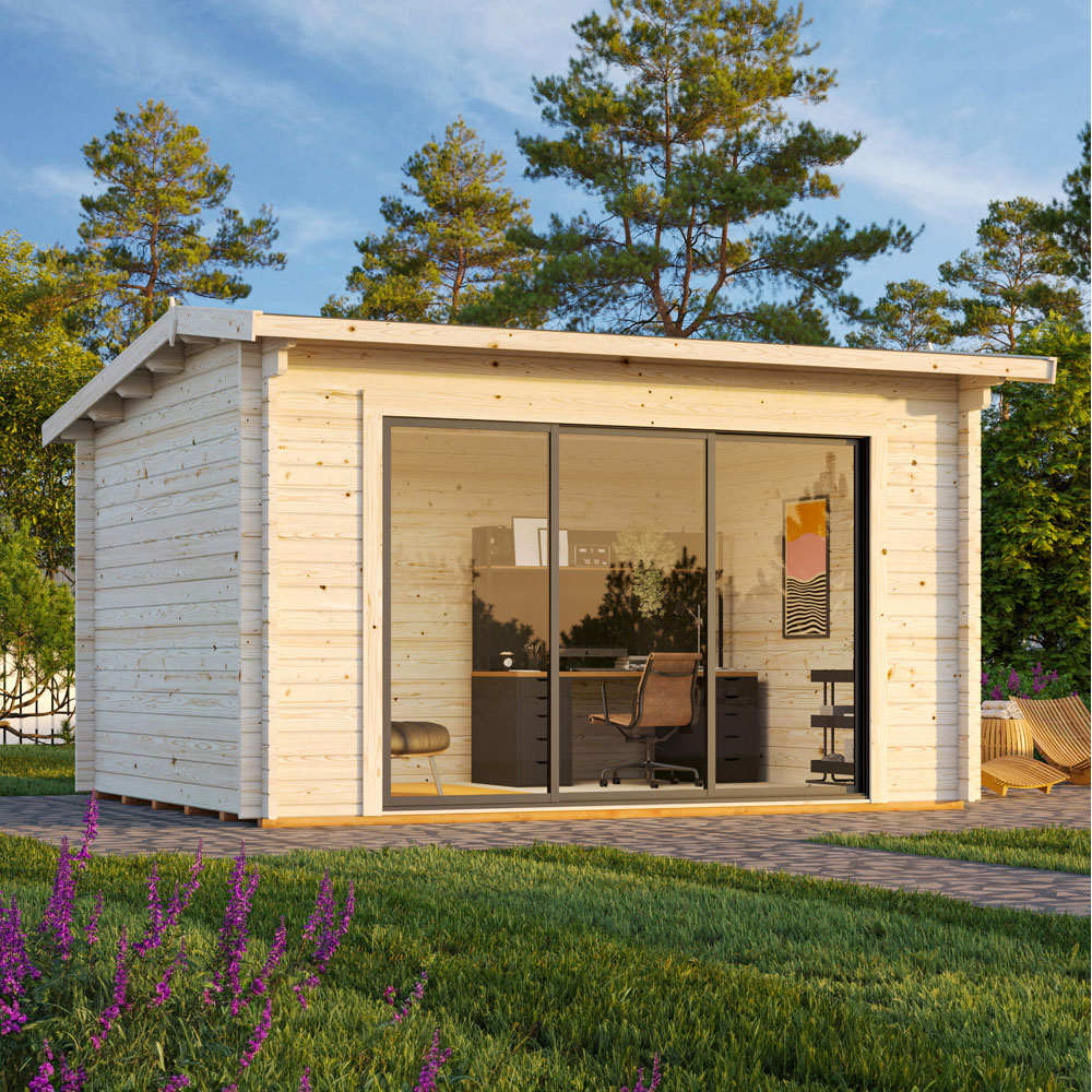 Palmako Ines 13 x 9.8ft Log Cabin Image 2