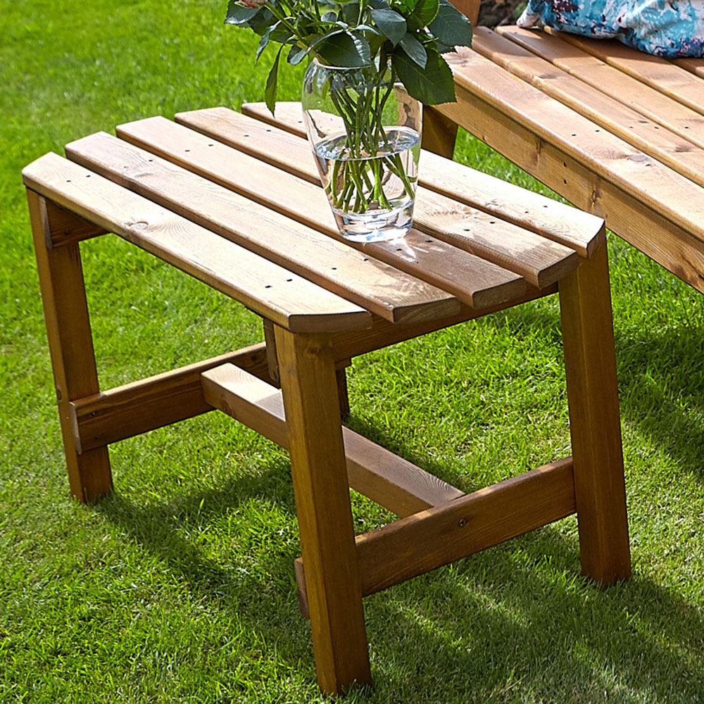 Samuel Alexander Tom Chambers Chunky Rustic Wooden Traditional Coffee Table Image 3