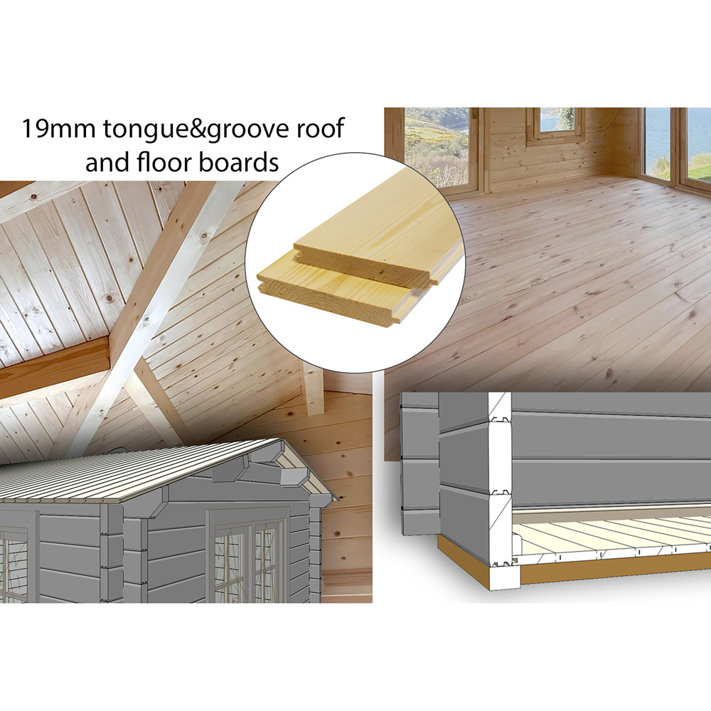 Shire Suzy 18 x 18ft Log Cabin Image 7