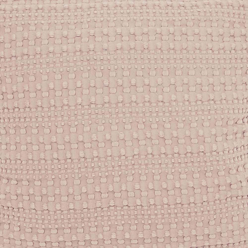 Velosso Waffle Fringed Pink Filled Cushion 43 x 43cm 2 Pack Image 2