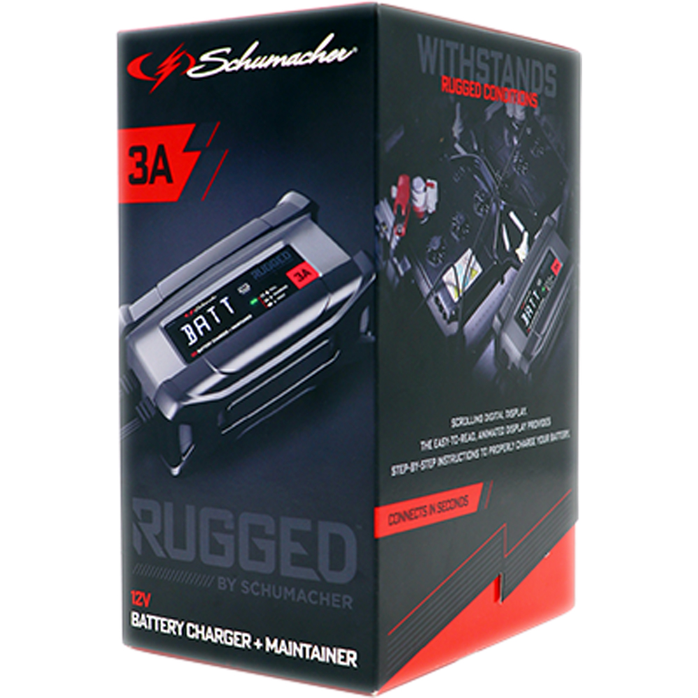 Schumacher SPX458 Rugged 12V Battery Charger with Maintainer 3A Image 9