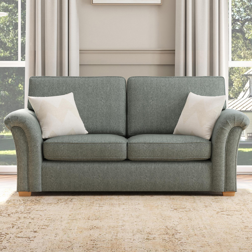 Castleacre 3 Seater Venice Granite Fixed Back Sofa Image 5