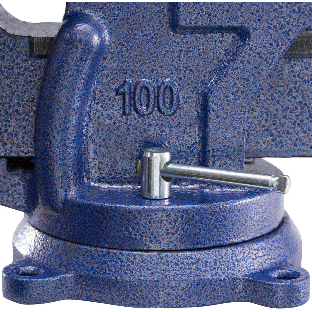tectake Cast Iron Bench Vice 100mm Image 7