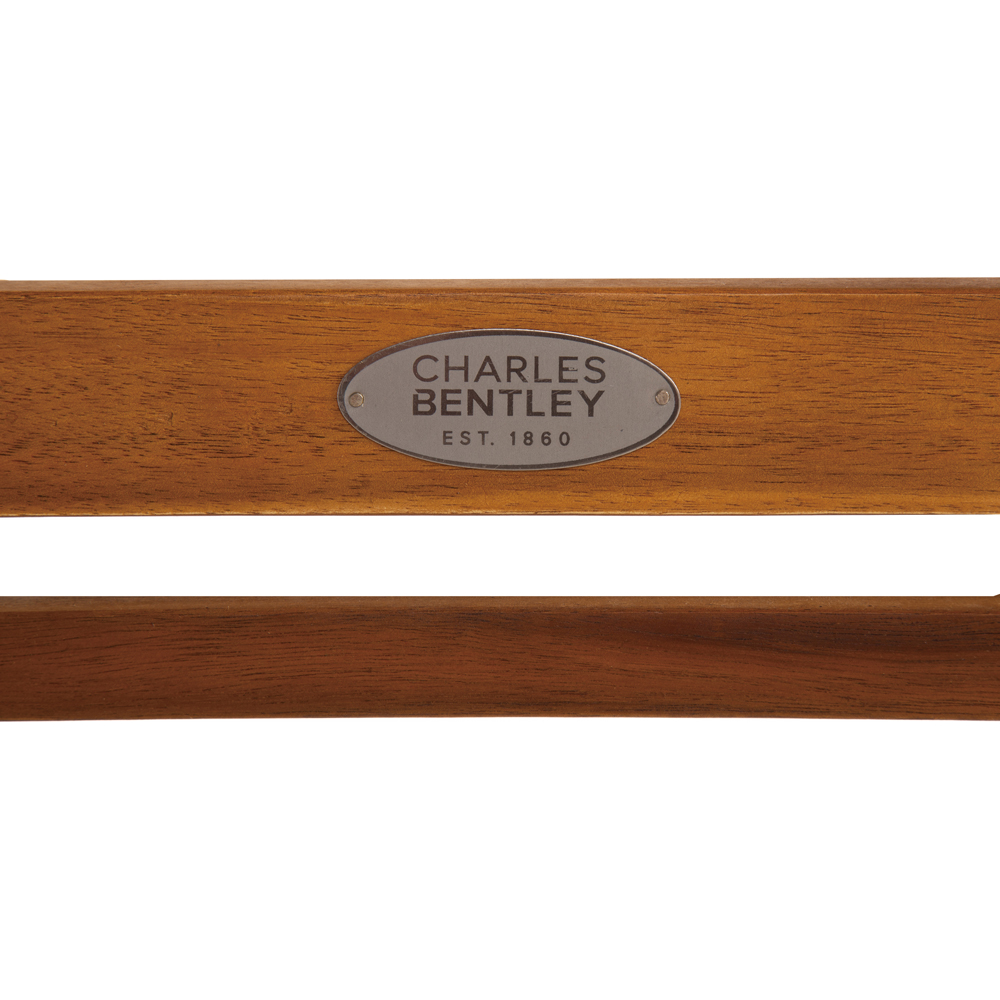 Charles Bentley Set of 2 Acacia Foldable Patio Armchair Image 5