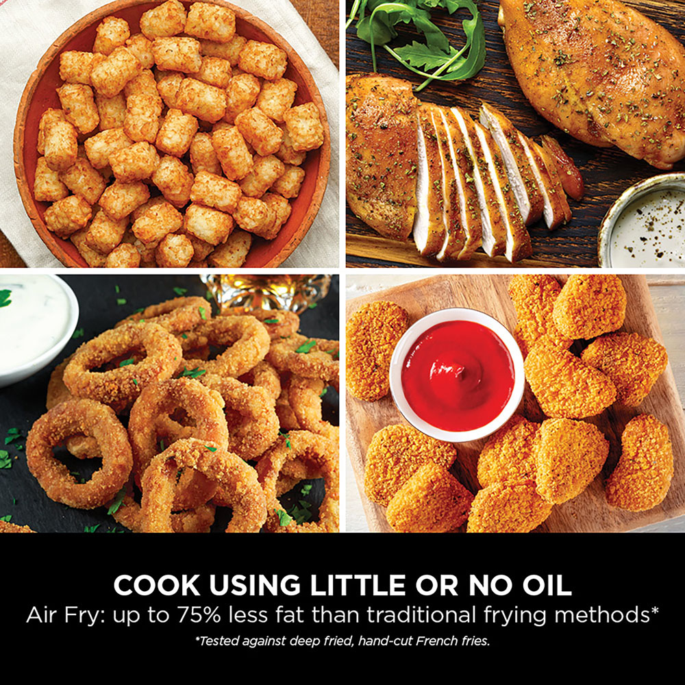 Ninja SL300UK Black Double Stack 7.6L Air Fryer Image 5