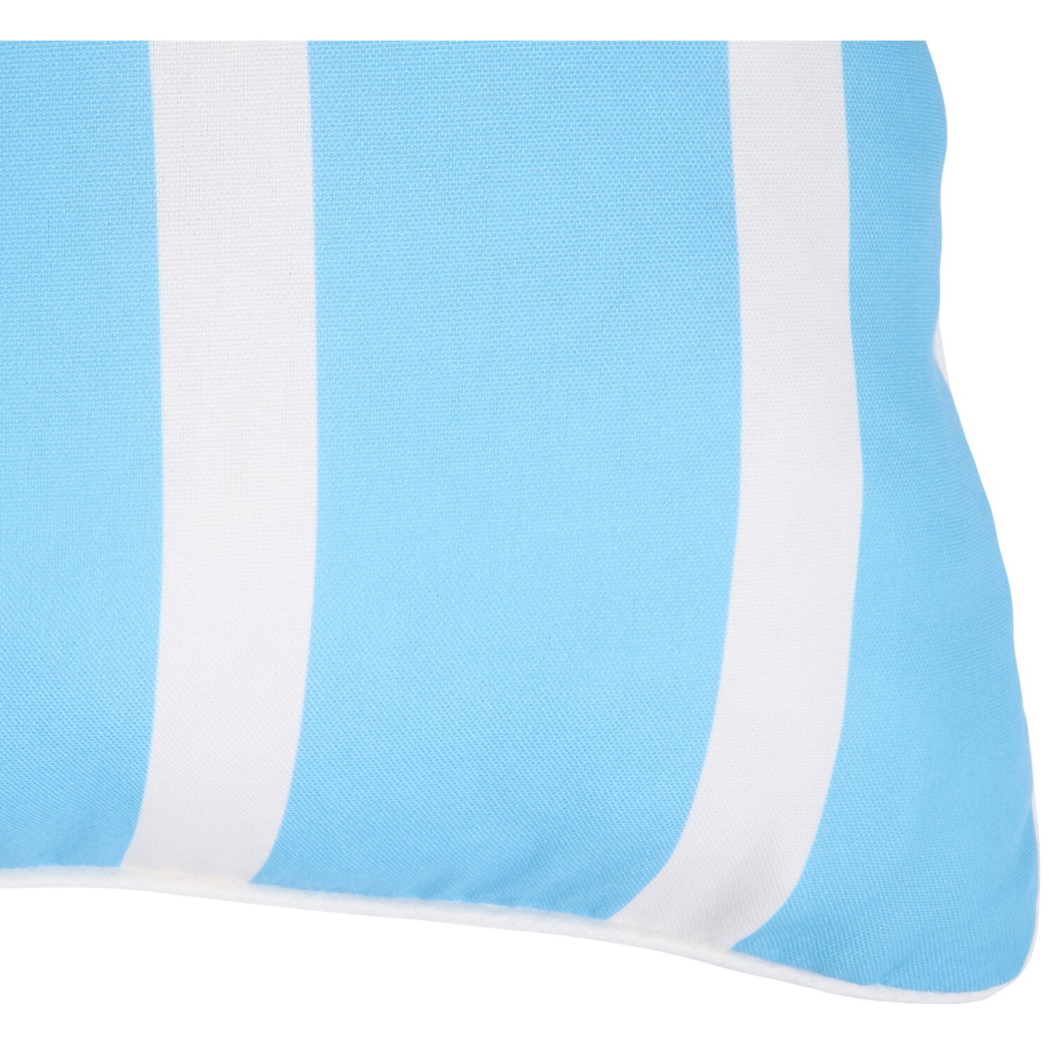 Outdoor Stripes Cushion Blue Image 3
