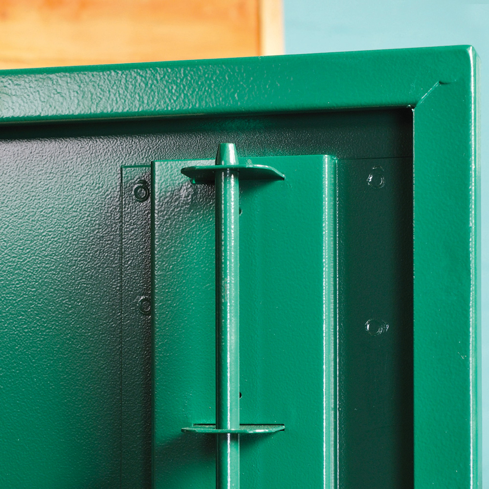 Asgard Gladiator 7 x 9ft Double Door Grey High Security Apex Motorcycle Garage Image 5