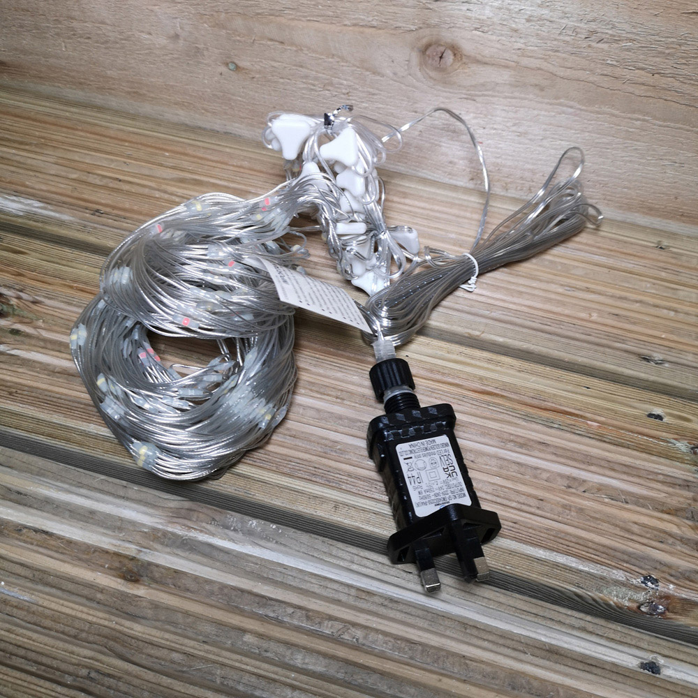 Premier 320 Multicolour LED Clear Cable Christmas Tree Net Light 1.2 x 1.3m Image 6