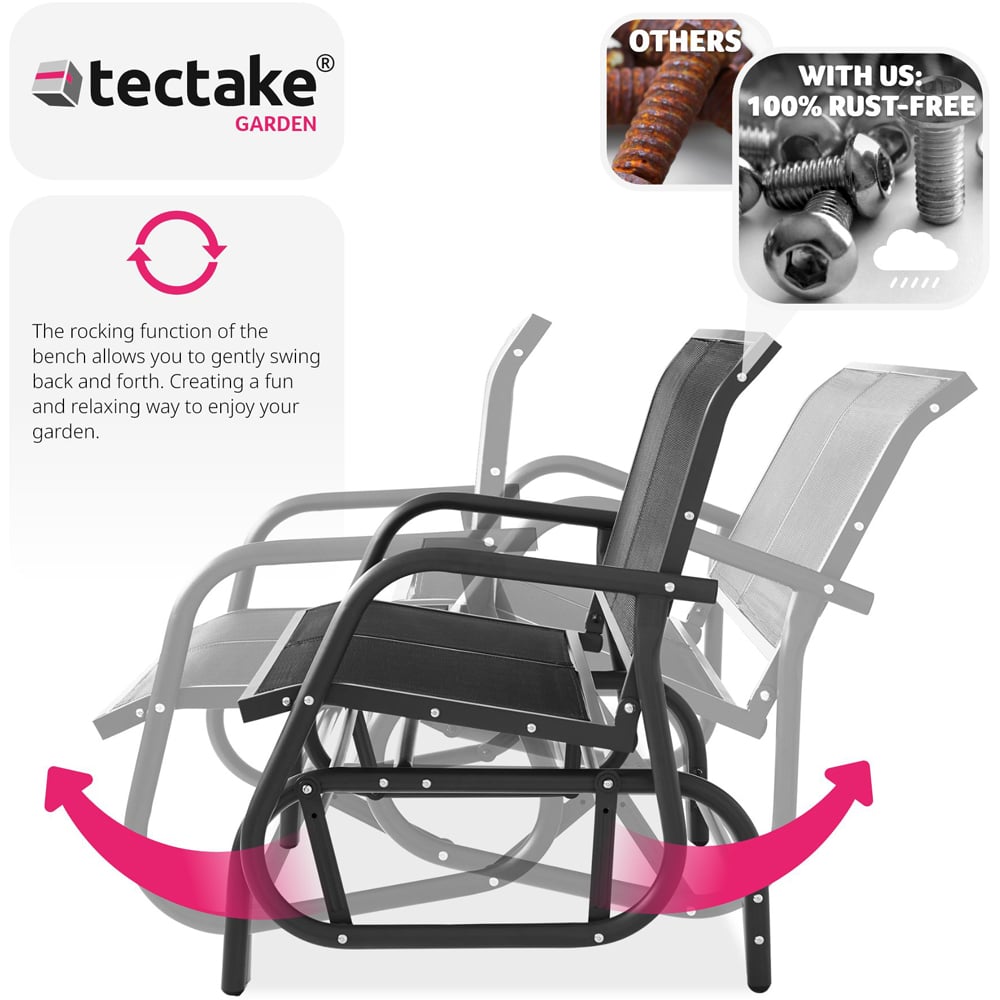 tectake Greta 2 Seater Swing Bench Image 4