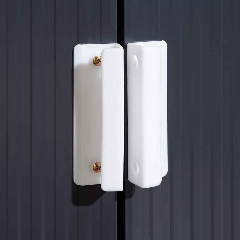 Rowlinson Trentvale Metal Pent Shed Dark Grey with Foundation Kit 8 x 4ft Image 5