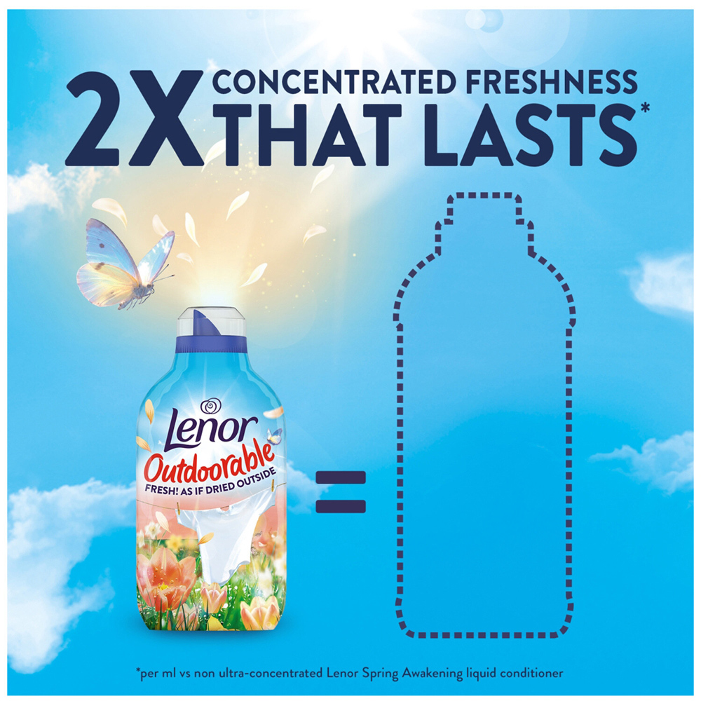 Lenor Outdoorable Concentrated Fabric Conditioner First Day of Spring 76 Image 5