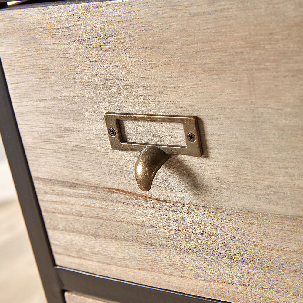 Home Source Derwent 5 Drawer Solid Wood Chest of Drawers Image 5