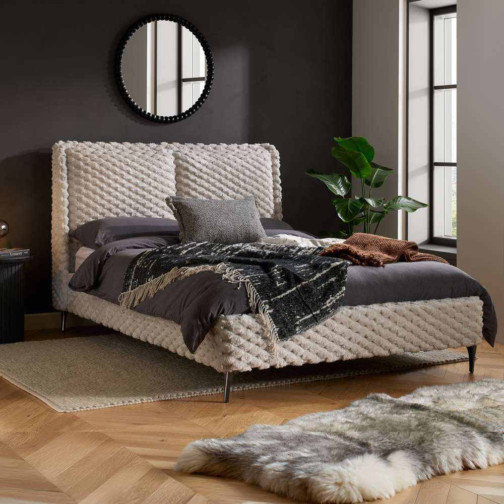 Birlea Tilly Double Faux Fur Bed Image 8