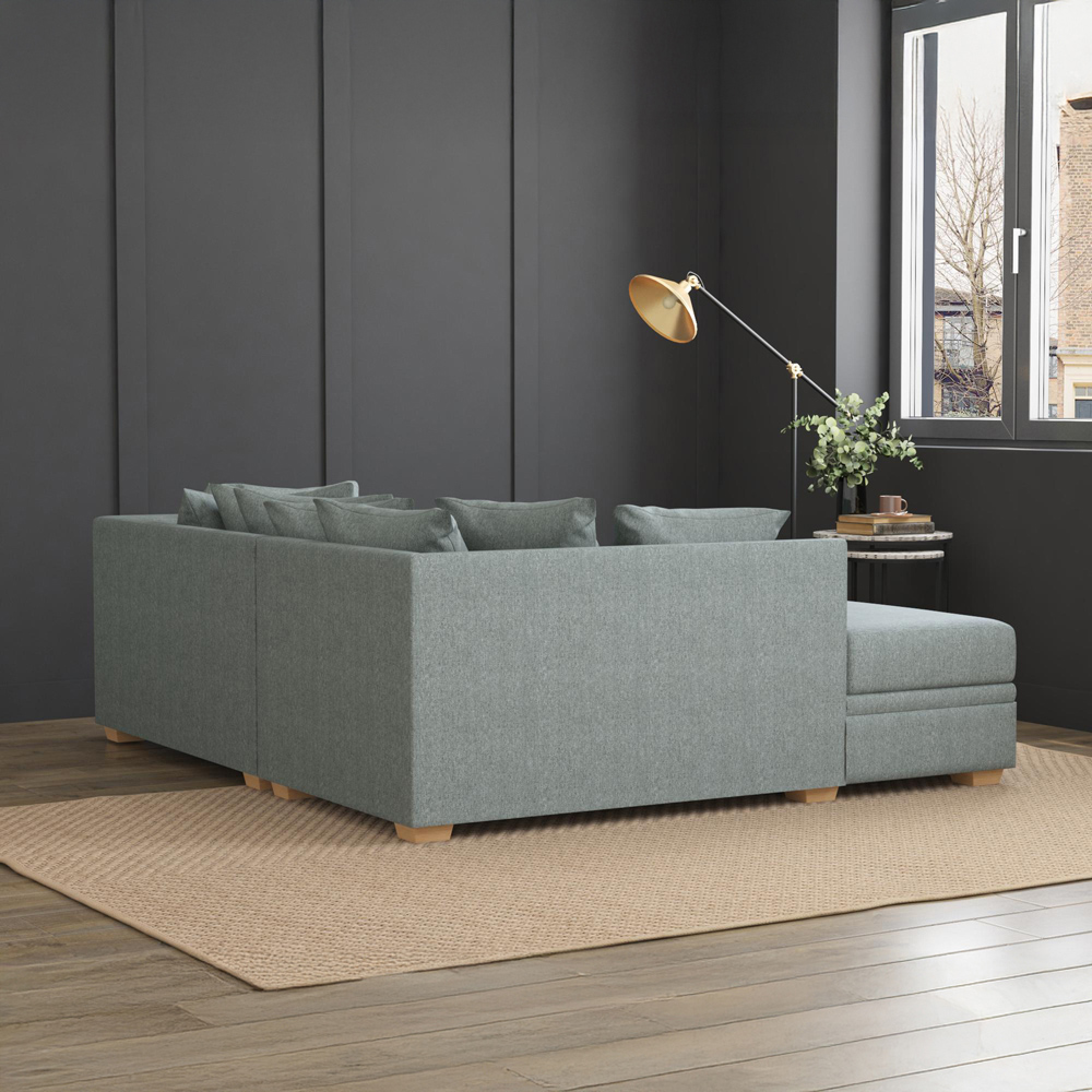 Modo 3 Seater Venice Granite Left Hand Scatter Back L-Shape Corner Sofa Image 8