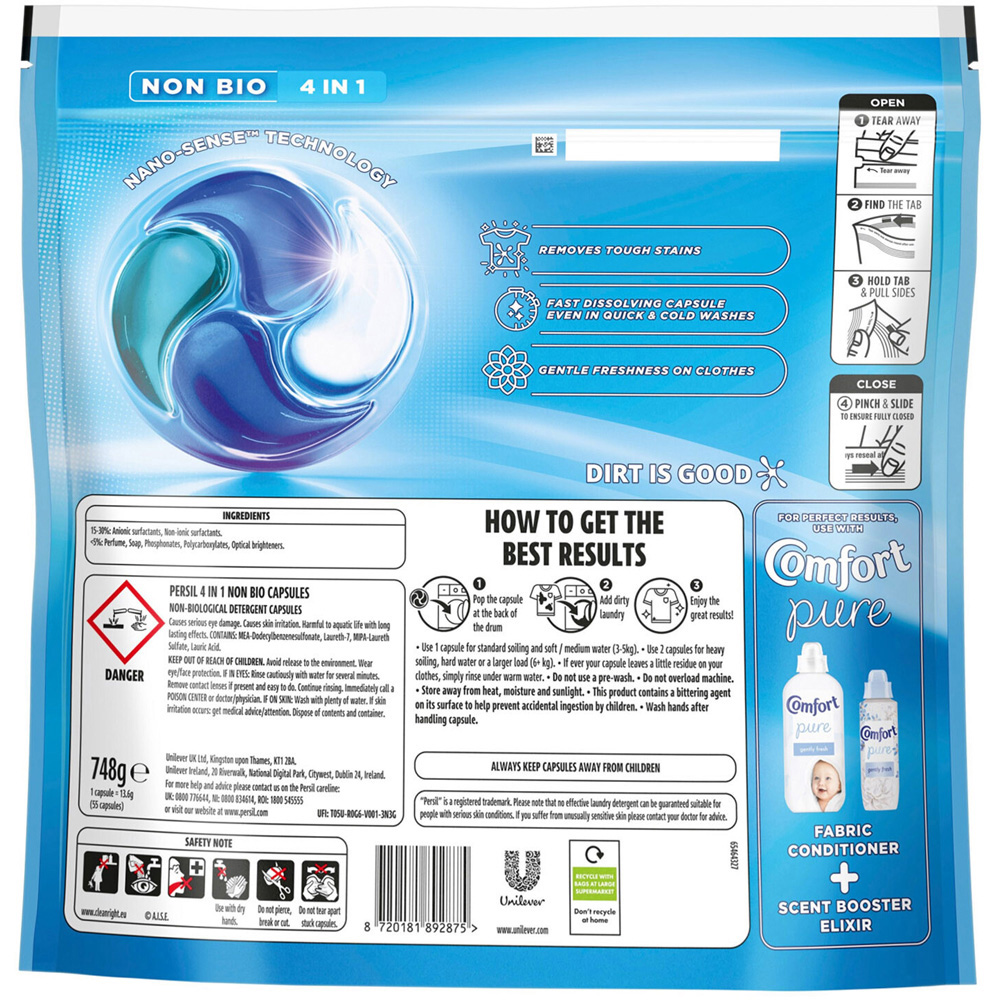 Persil Non-Bio Laundry Capsules Gigapack Image 2