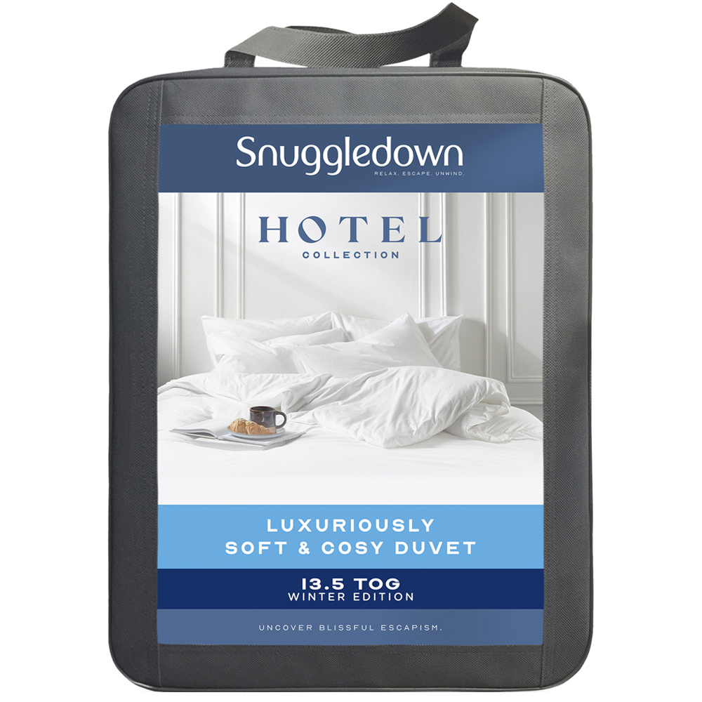 Snuggledown Single White Luxurious Hotel Duvet  13.5 Tog Image 1