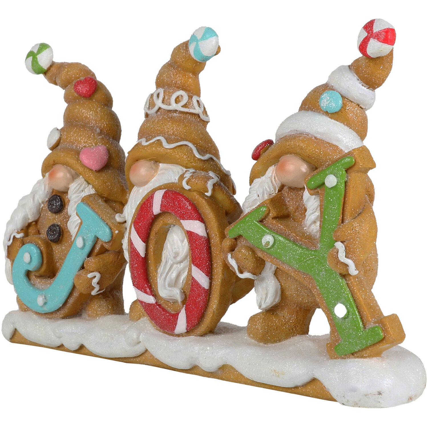 Gingerbread Gnomes JOY Decoration Image 2