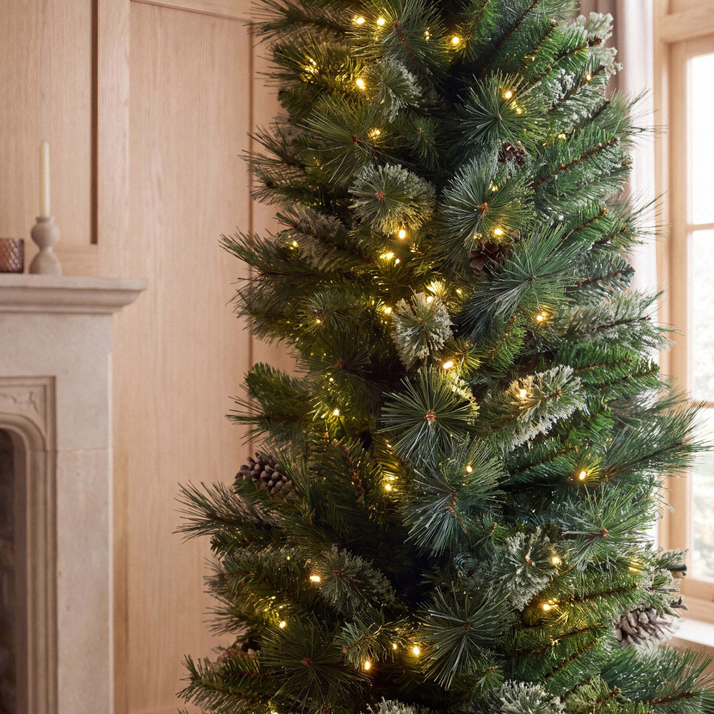 Bosk Brampton Pine Pre-Lit 300 Warm White LED Artificial Christmas Tree 8.5ft Image 4