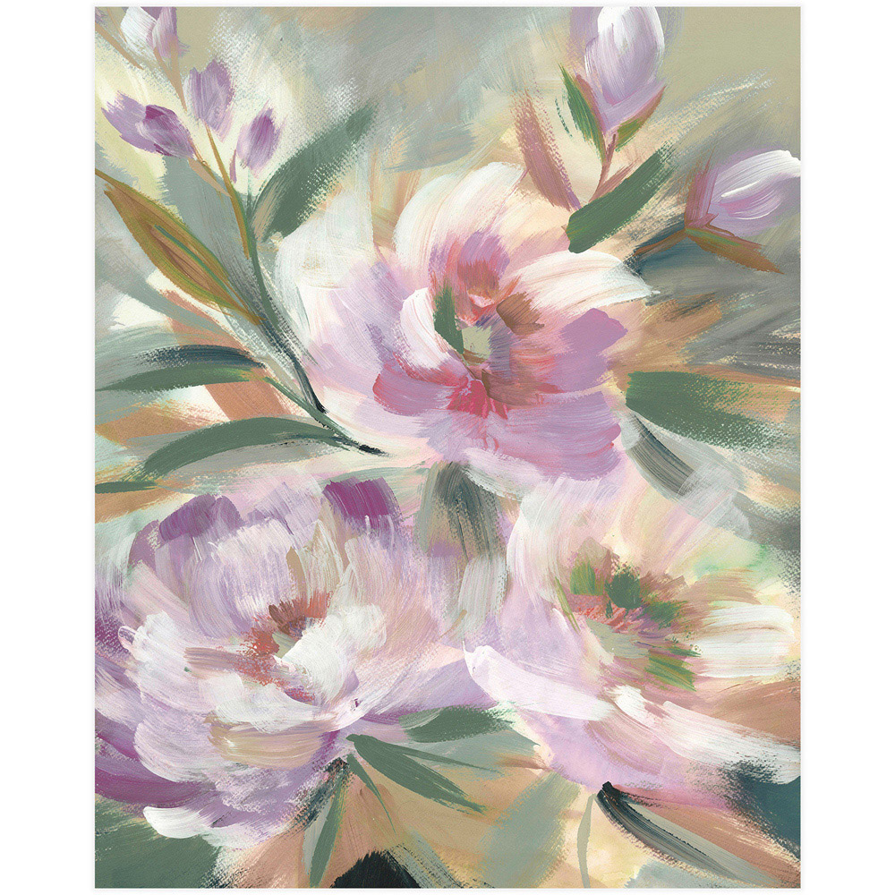 Laura Ashley Abstract Floral Wooden Frame Wall Art 40 x 50cm Image 4