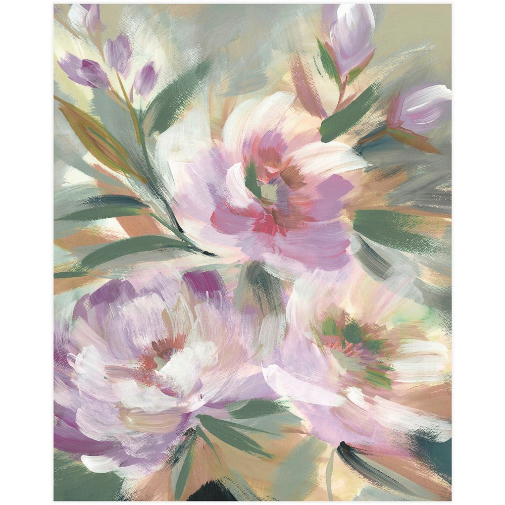 Laura Ashley Abstract Floral Wooden Frame Wall Art 50 x 70cm Image 4